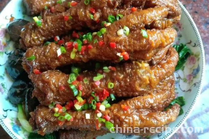 The method of making tiger skin chicken claws