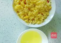 豪华黄金蛋炒饭的做法图解4