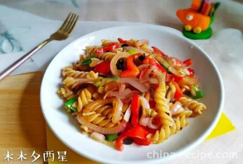 Recipe for Soy Sauce Spiral Pasta