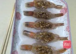 蒜蓉粉丝开边虾的做法图解12