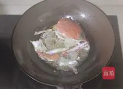 家烧豆腐江蟹的做法图解5