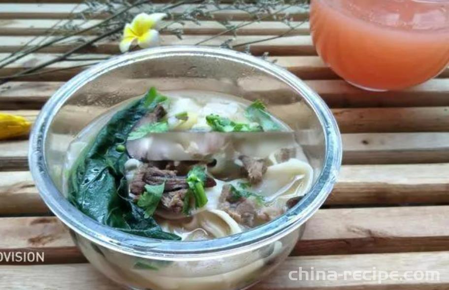 Practice of Lanzhou Beef Daoxiao Noodles