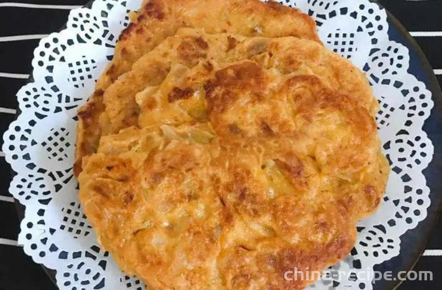 The recipe for spicy cabbage cake