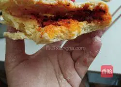 玉米面发面夹饼的做法图解4