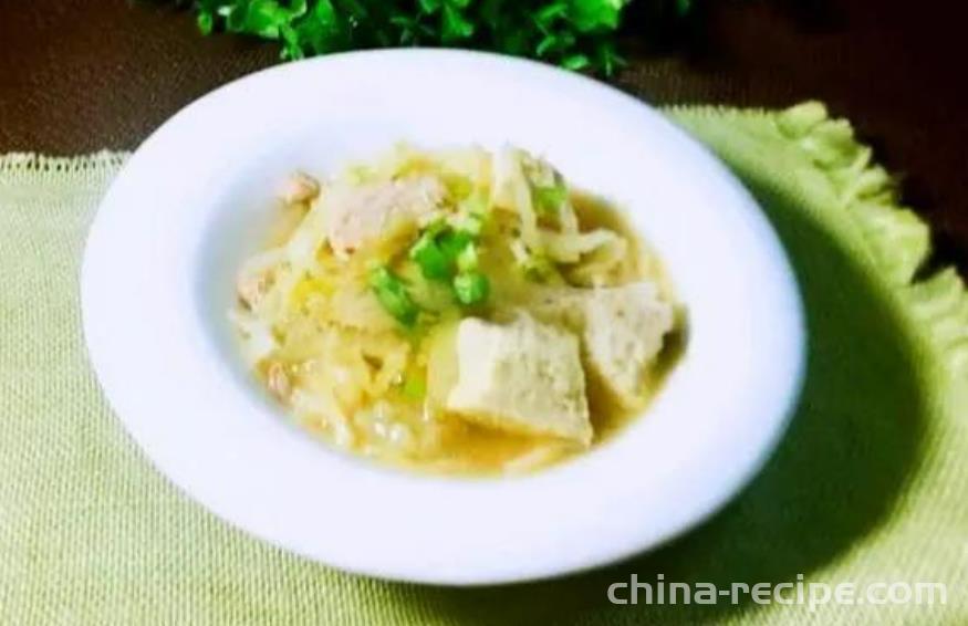 Pickled Chinese cabbage Tofu Pot