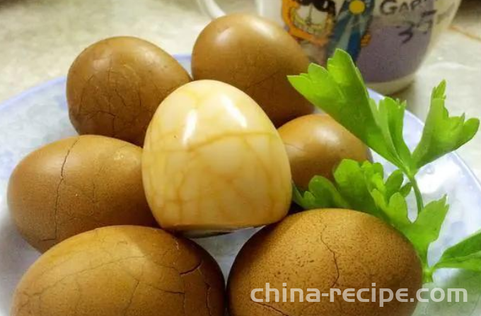 Practice of spiced Tea egg